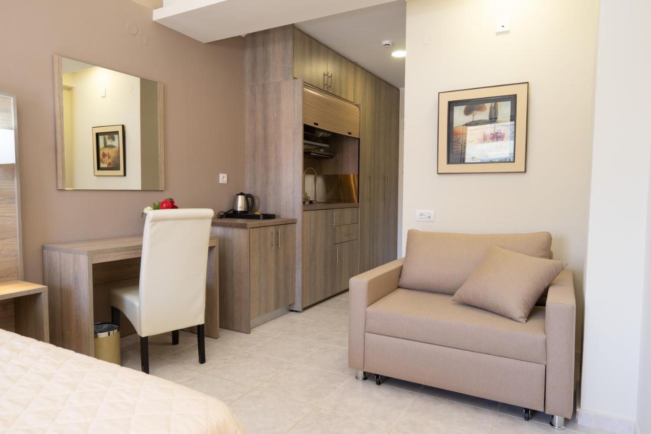 Diamanto Complex Aparthotel Karavómilosz Kültér fotó